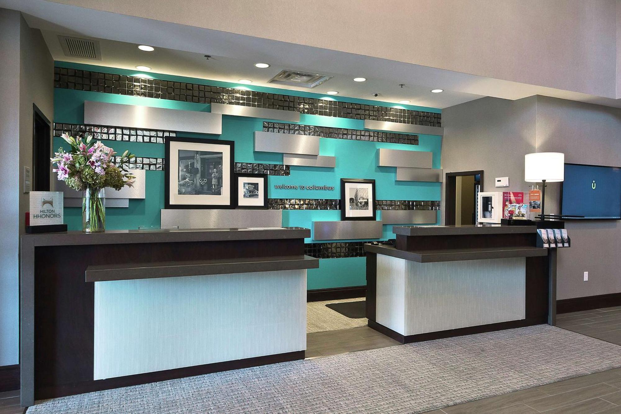 Hampton Inn & Suites Columbus/University Area Dış mekan fotoğraf